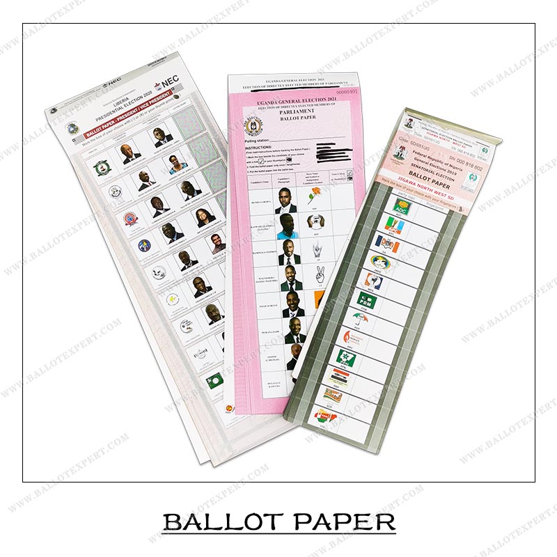 BALLOT PAPER VOTING CARD